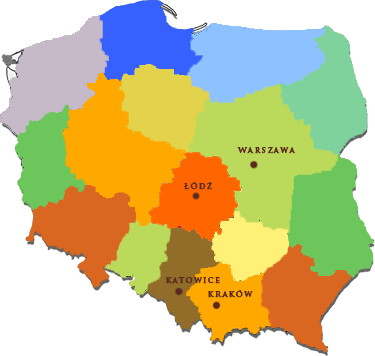 mapa działalności